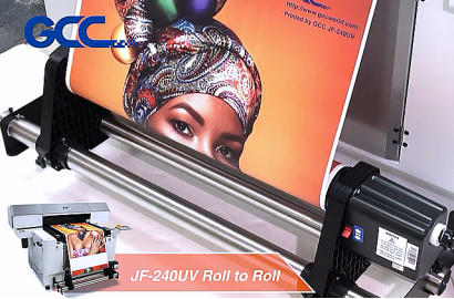 GCC---JF-240UV Roll to Roll Demonstration